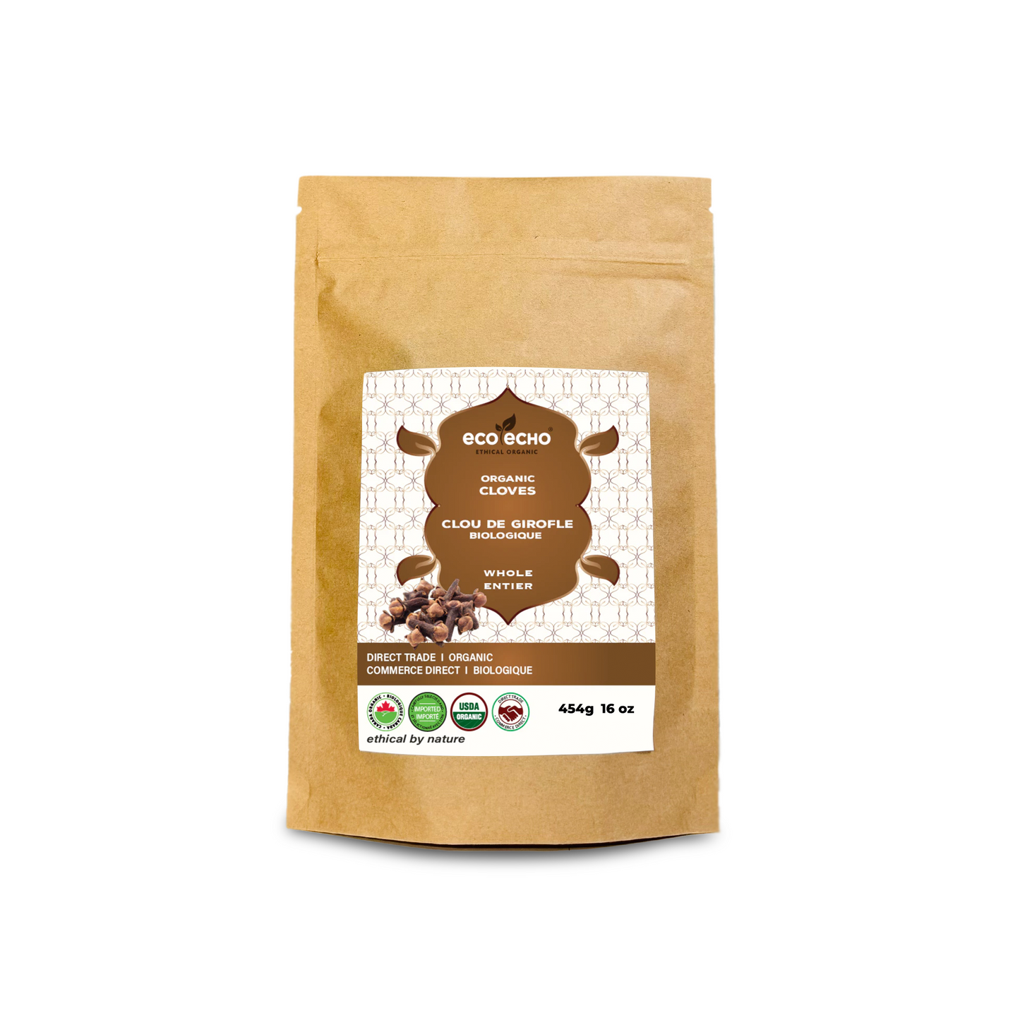 EcoEcho Organic Cloves Whole - 227g/454g