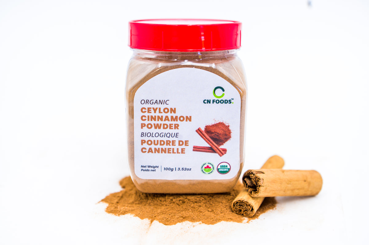 CN Foods Organic Ceylon "True" Cinnamon Fine Ground-100g