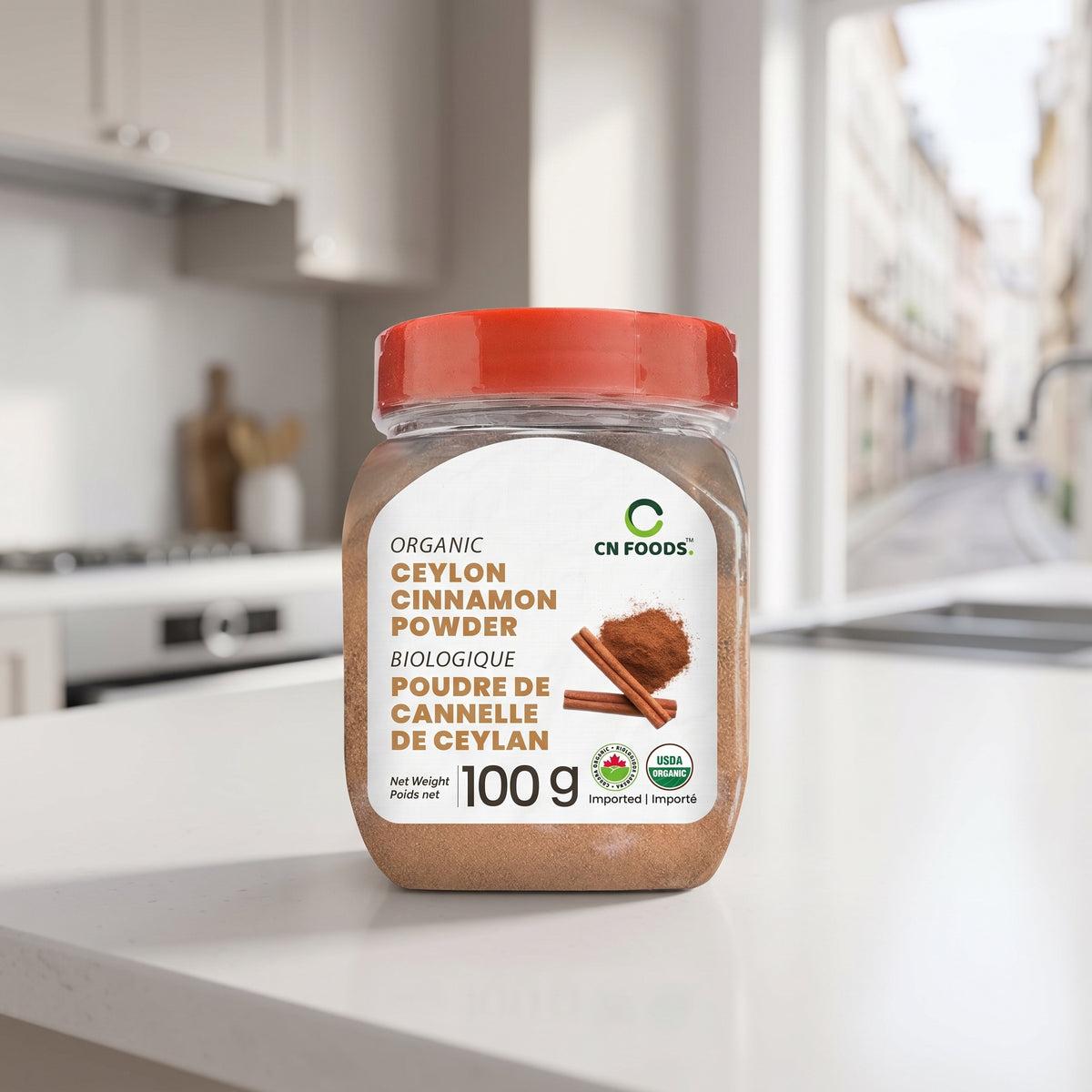 CN Foods Organic Ceylon "True" Cinnamon Fine Ground-100g