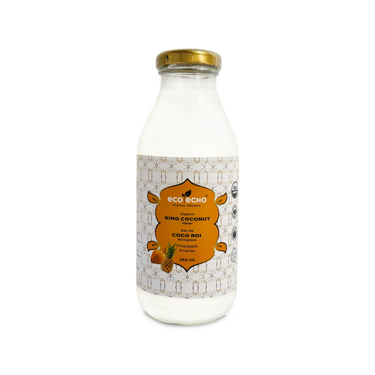 EcoEcho Organic Pineapple Infused King Coconut Water - 350ml