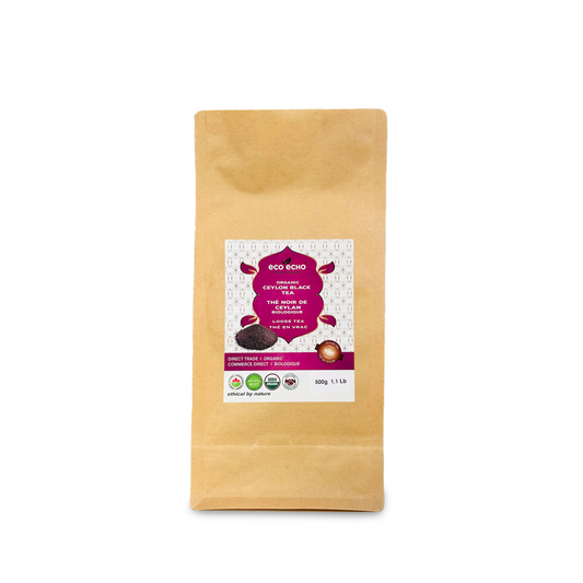 EcoEcho Organic Ceylon Black Tea - BOP - Loose Tea - 500g