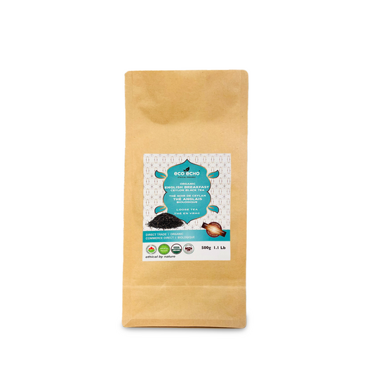EcoEcho Organic Ceylon Black Tea - English Breakfast - Loose Tea - 500g