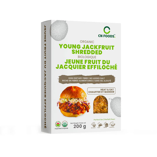 CN Foods Organic Young Jackfruit Shredded - 200g