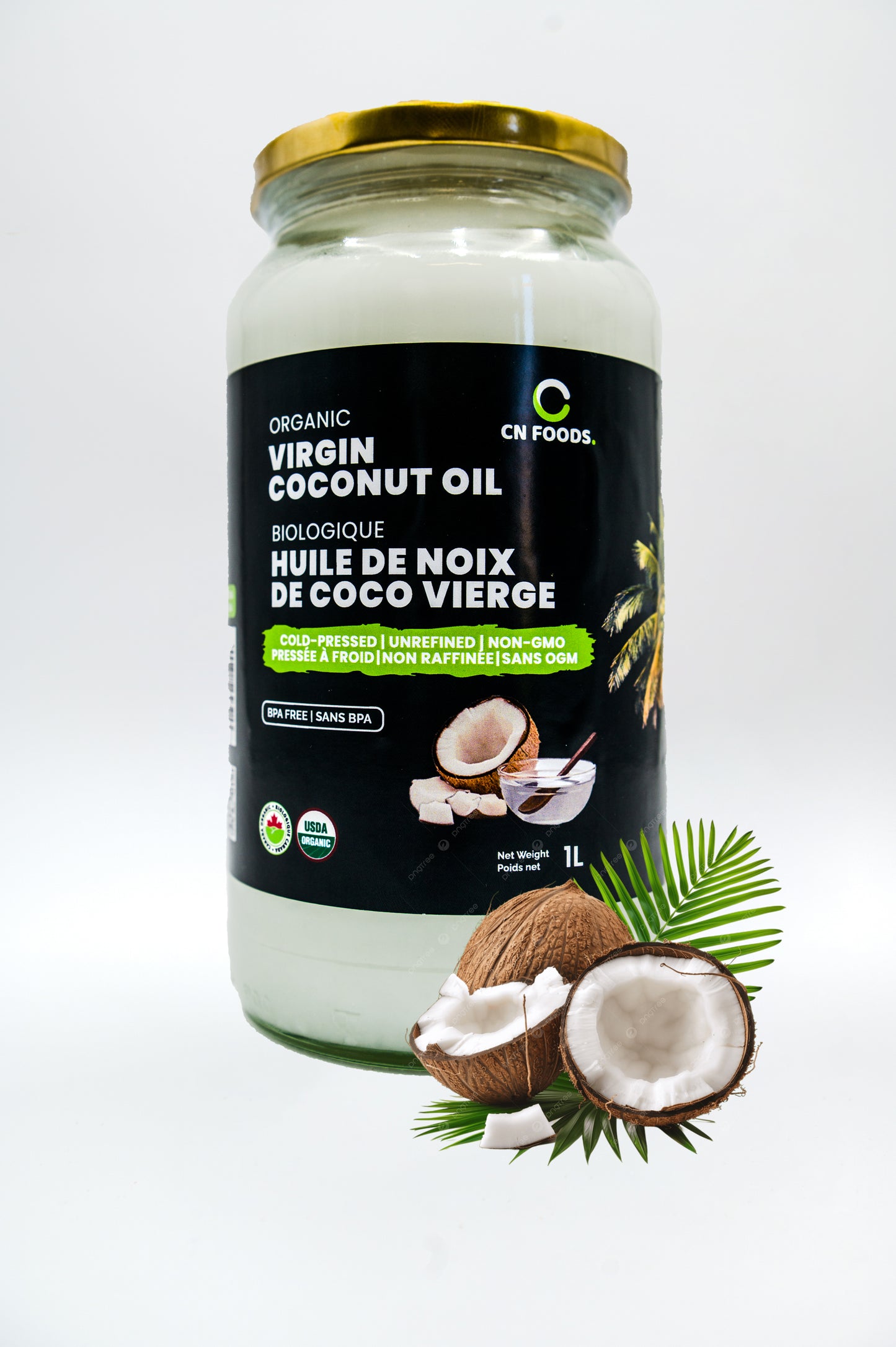 CN Foods Organic Virgin Coconut Oil - 1L