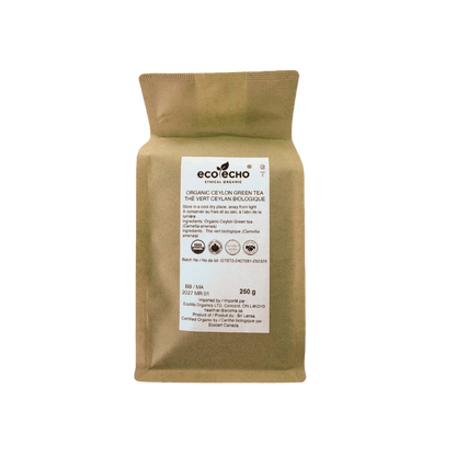 EcoEcho Organic Ceylon Green Tea - Loose Tea - 250g